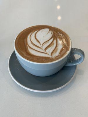 Decaf oat milk mocha with oat milk