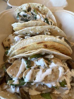 YUMMY chicken Diane tacos