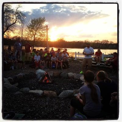 Plenty of campfire rings around camp to sing some songs and reconnect over S'mores