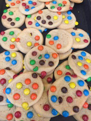 M&M sugar butter Nibbler Cookie