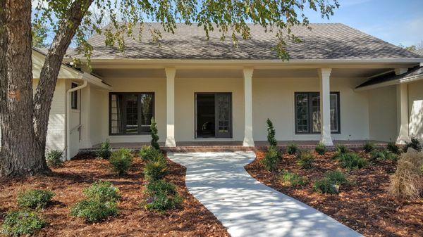 Residential Front Porch: After renovation