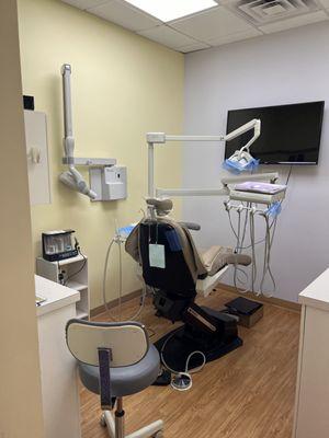 Dental operatory 1, first from our four dental operatory. Clean and Calm atmosphere at Harborside Dental Gloucester.