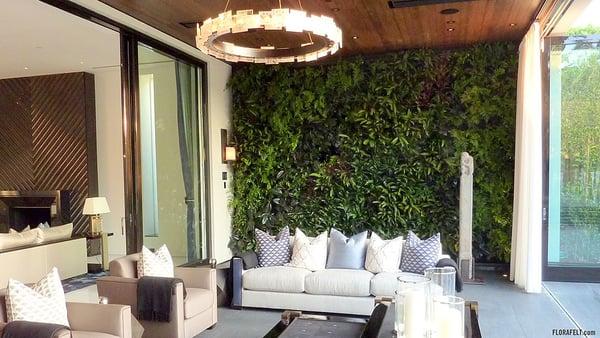 Florafelt Vertical Garden, Private Residence, Beverly Hills.