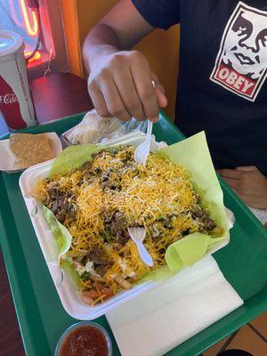 Carne asada fries!