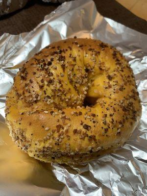 Egg everything bagel (my favorite)!