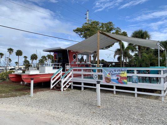 The boat deck