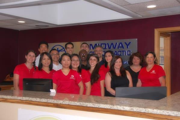 The Midway Chiropractic family is dedicated to helping people free themselves from pain and live happy, healthy lives!