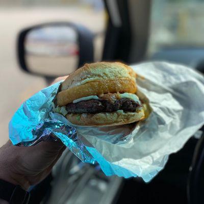 The Kitchen Sink burger