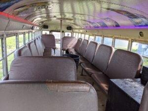 Black Party Bus Interior