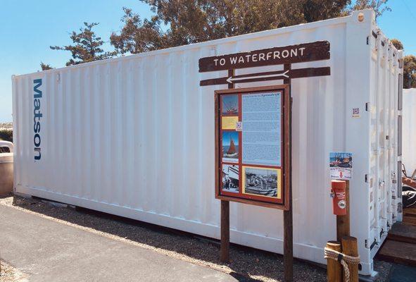 This is one of two (2) C-Trains restored and painted for the Morro Bay Maritime Museum