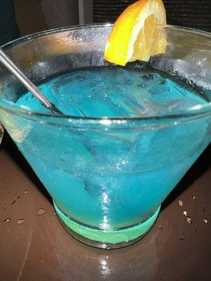 Blue cocktail