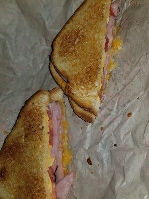 Grilled Ham, Cheese & Tomato