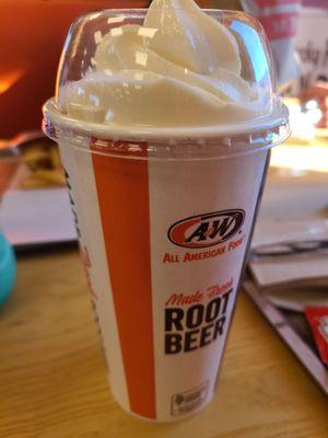 Root beer float