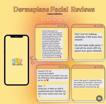 Dermaplane Treatment reviews!