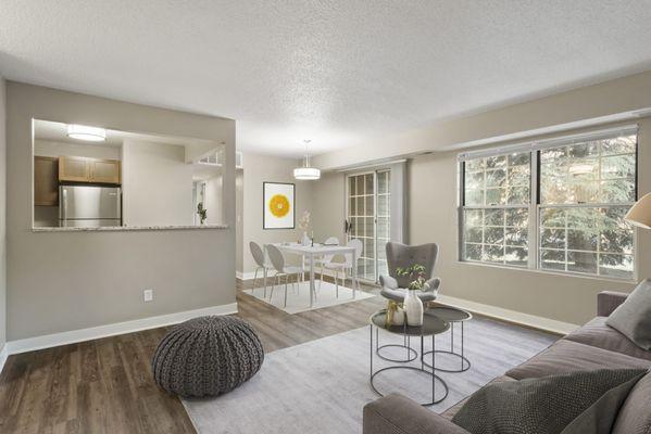 Living Room at Mallard Ridge