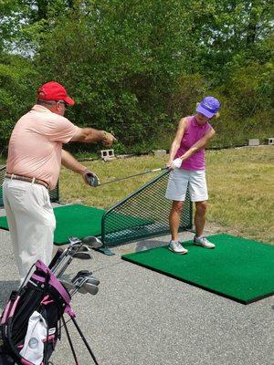 we have a PGA Teaching Pro on site to provide weekly clinics and individual and/or small group lessons