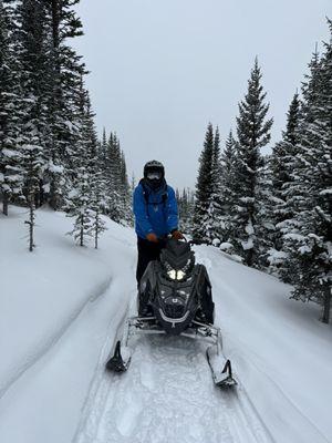 Sidehilling on vail pass