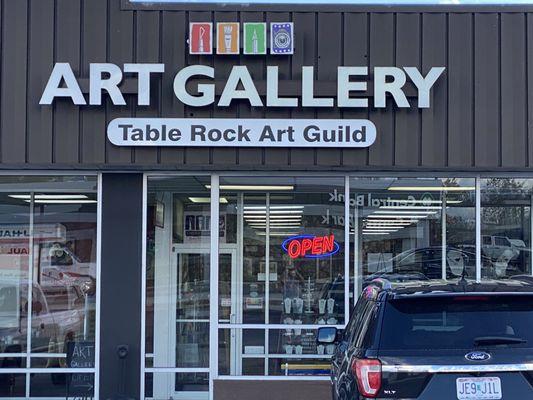 NEW Table Rock Art Gallery sign