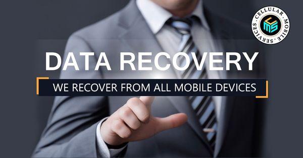 Data recovery from all mobile devices