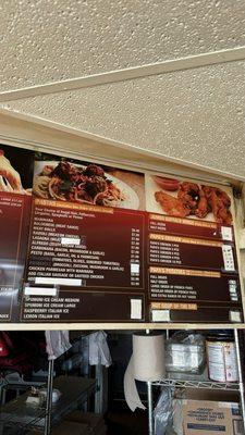 Food menu