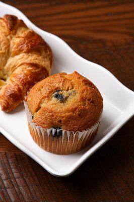 Blueberry Muffin or Croissant, hard to decide!