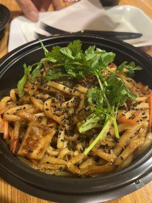 Japanese Pan Noodles with tofu