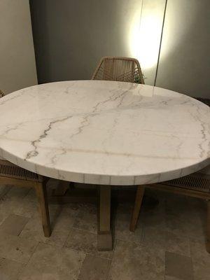 Beautiful marble design, very thick and heavy