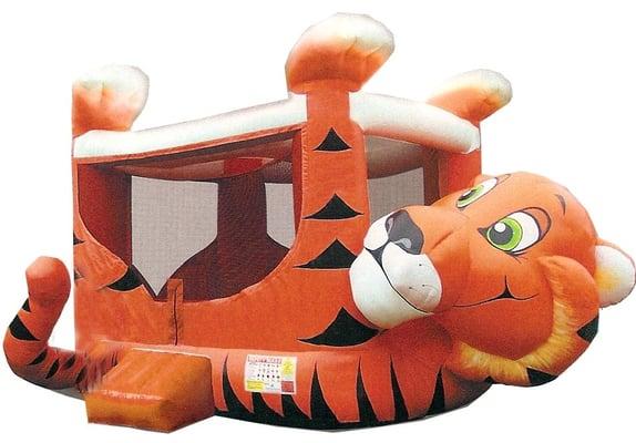 Kids love our 3-D Tiger Belly Bouncer