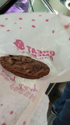 Triple chocolate cookie