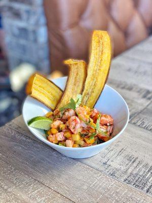 Shrimp ceviche (More on Instagram @CapricornCow)