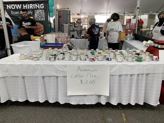 Armenian coffee booth