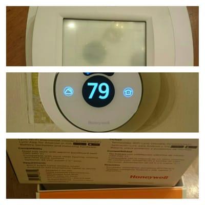 Honeywell Lyric smart wifi thermostat install