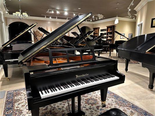 Classic Pianos European piano showroom in Bellevue