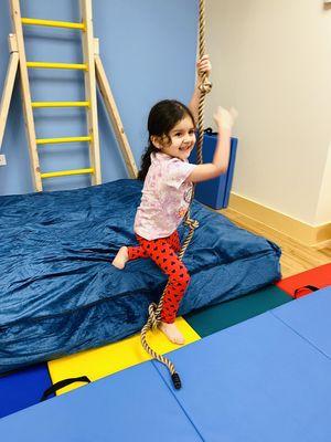 Gross motor skills and balance control