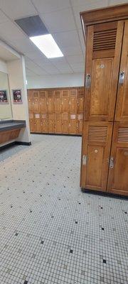 Locker room