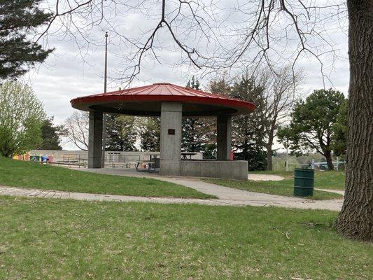 Covered picnic area