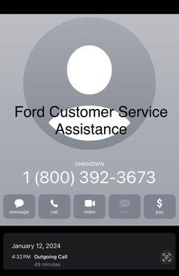 Phone call told to go to Ford San Juan Tuttle Click