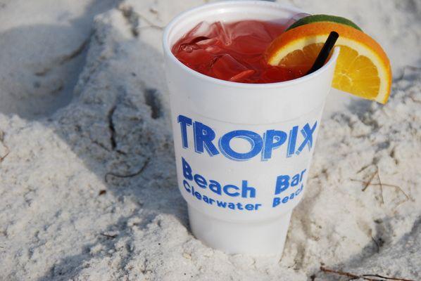 Tropix Beach Bar Famous Rum Runner