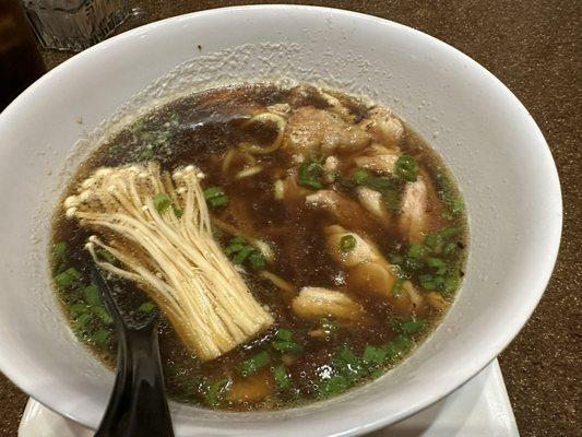 Shoyu ramen (with saimin noodles)