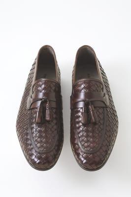 woven Tassel Loafers