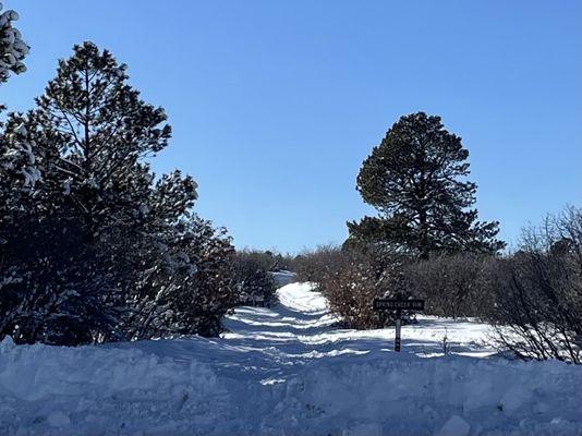 Trailhead entrance.