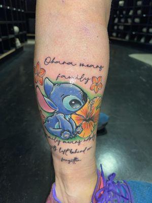 Stitch Tattoo "Ohana"