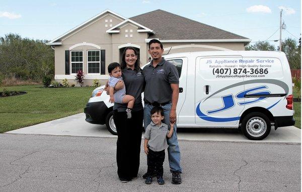 When Dad isn't fixing appliances, it's family time.