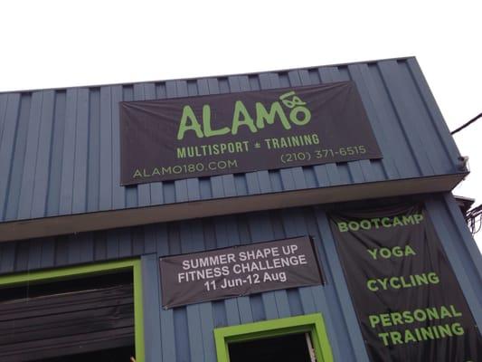 Check out the Alamo 180 gym!  Enjoy a sweat session with fun and motivational coaches!