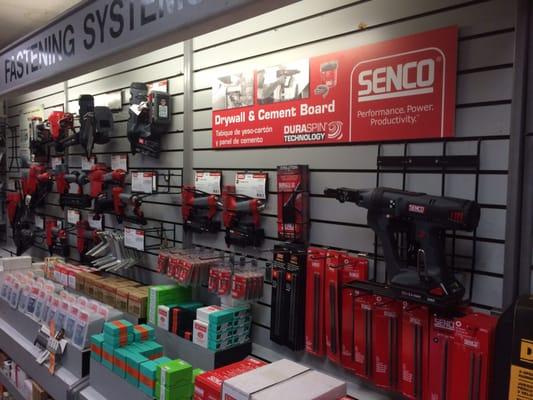 Carry a fully line of "Professional grade" Senco tools.