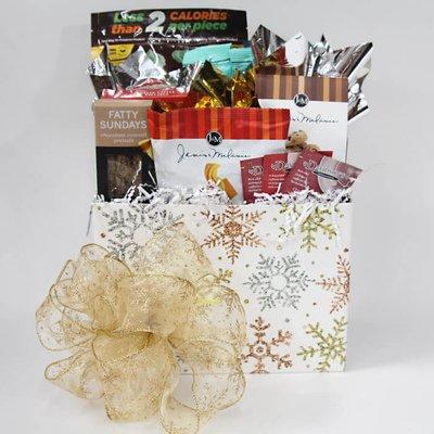 Snowflakes Holiday Gift Basket