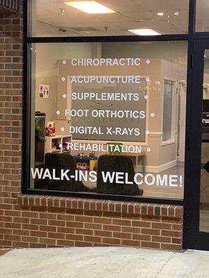 Handicapped parking, easy access, and convenient hours make the clinic Easy to navigate