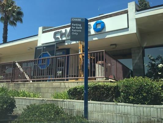 Noisy! Chiseling out the old atm & putting in a fancy new one like they have on the inside lobby.