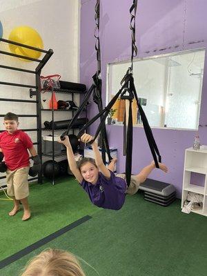 Aerial yoga