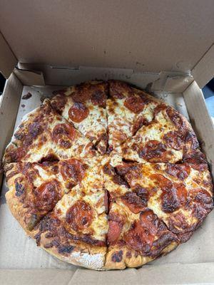 Pepperoni pizza